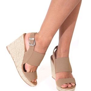 Tan Dolce Vita Wedge Sandals 👡